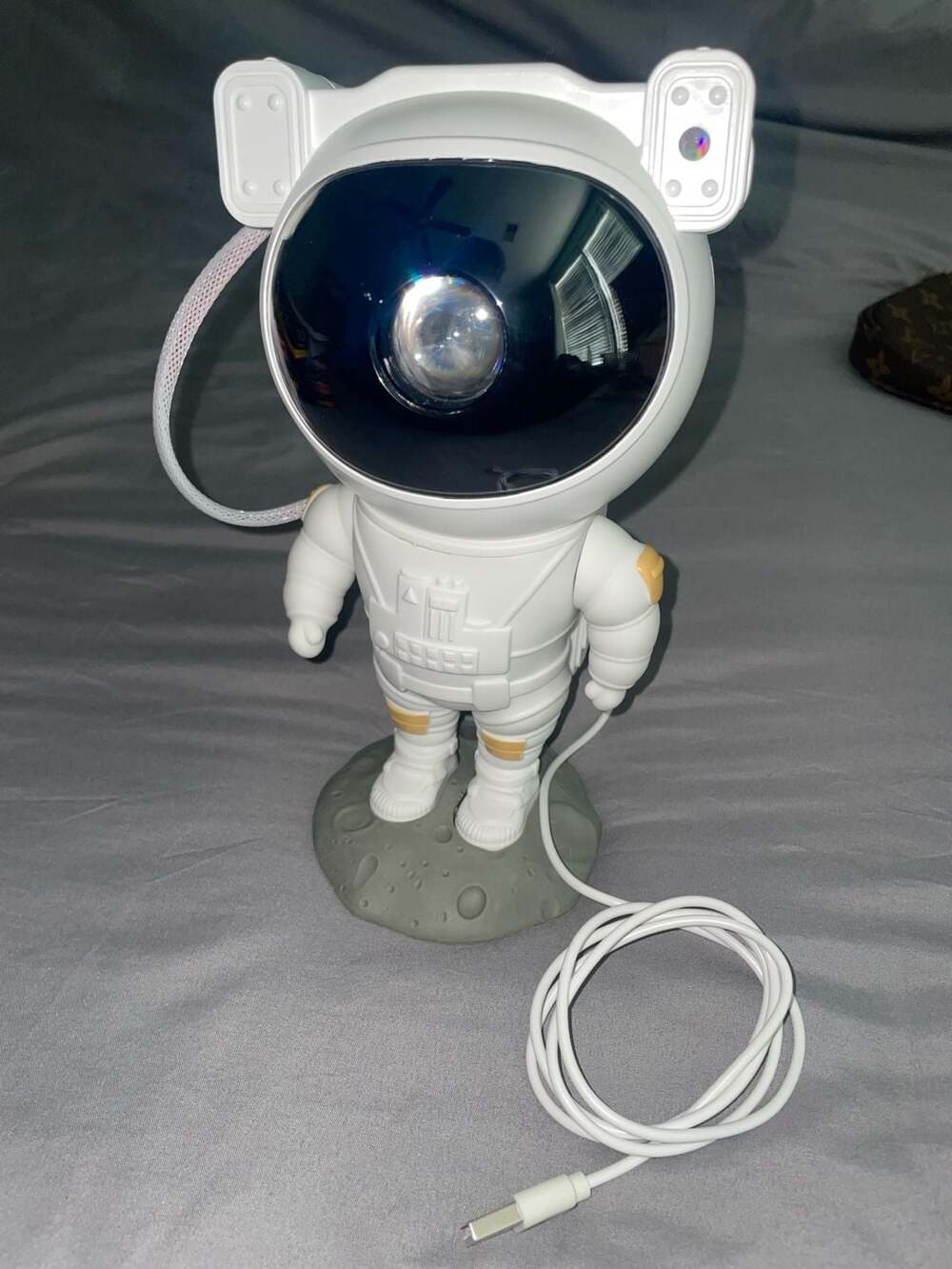 Astronaut Galaxy Star Projector Night Light with USB Cable